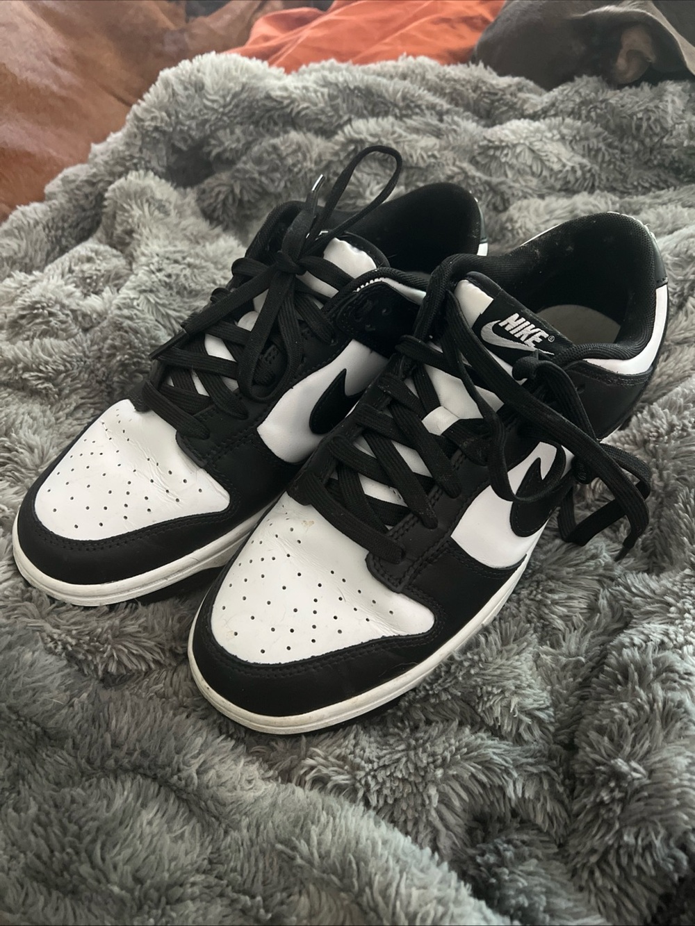 Nike Black and White Low-Profile Sneakers